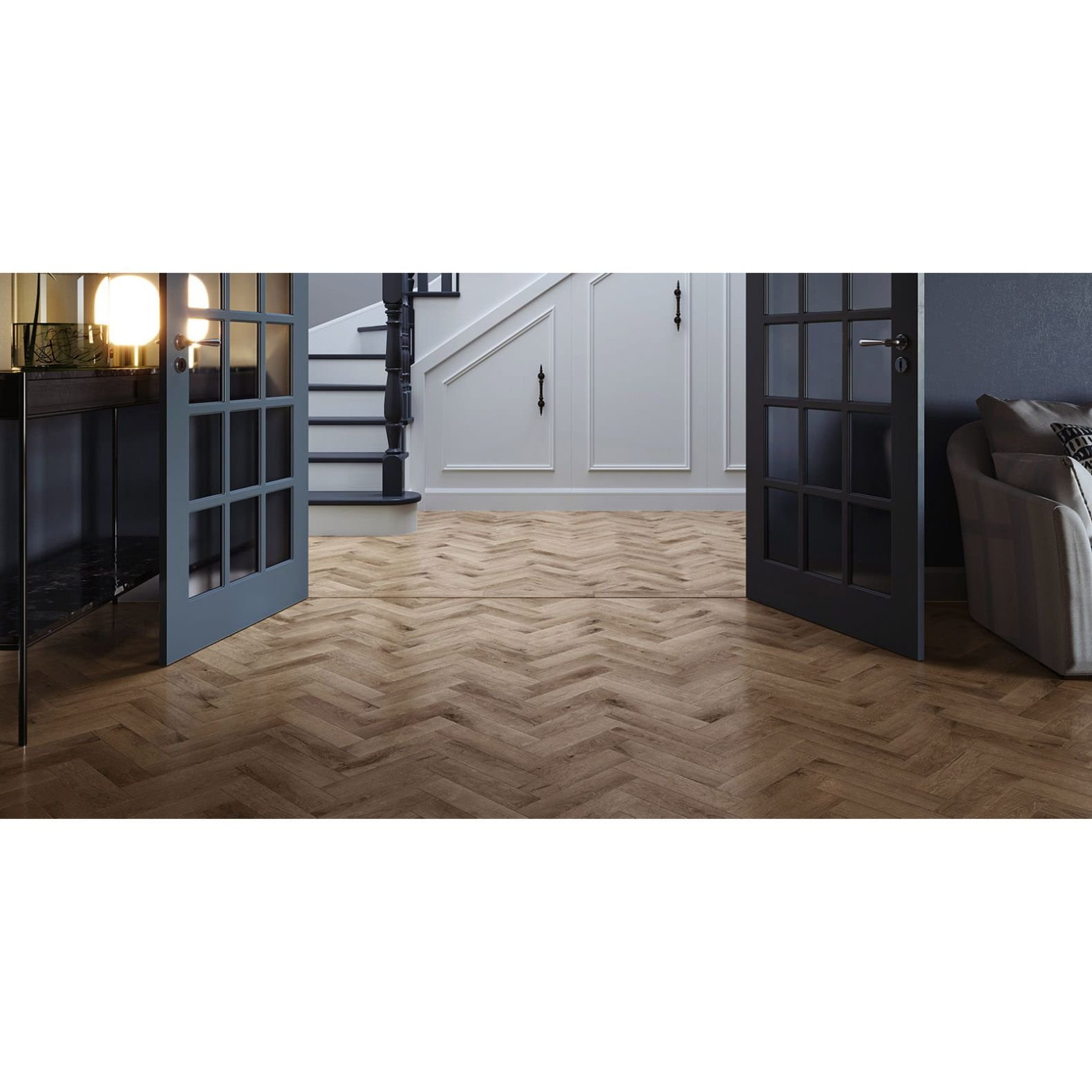 Кварц-виниловая LVT напольная плитка Invictus (Инвиктус) Primus Dryback Parquet 2/31 Royal Oak Traditional, 34