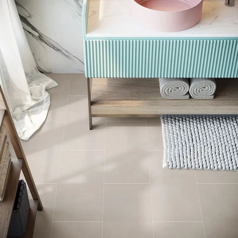 Кварц-виниловая LVT напольная плитка Invictus (Инвиктус) Maximus Dryback Tile 2,5/42 Concrete Crush Smoke, 96