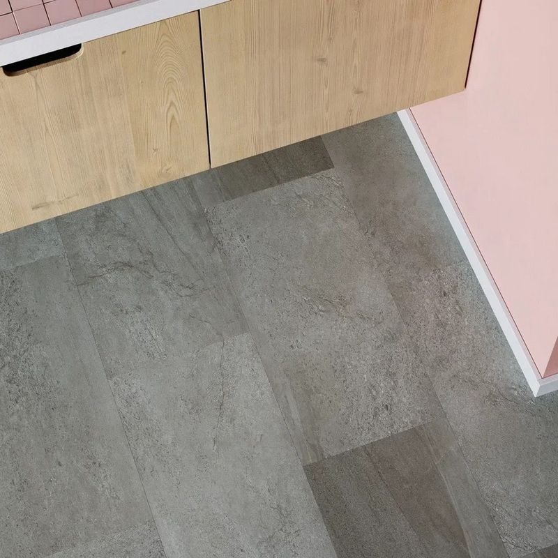 Кварц-виниловая LVT напольная плитка Invictus (Инвиктус) Maximus Dryback Tile 2,5/42 Groovy Granite Lava, 98