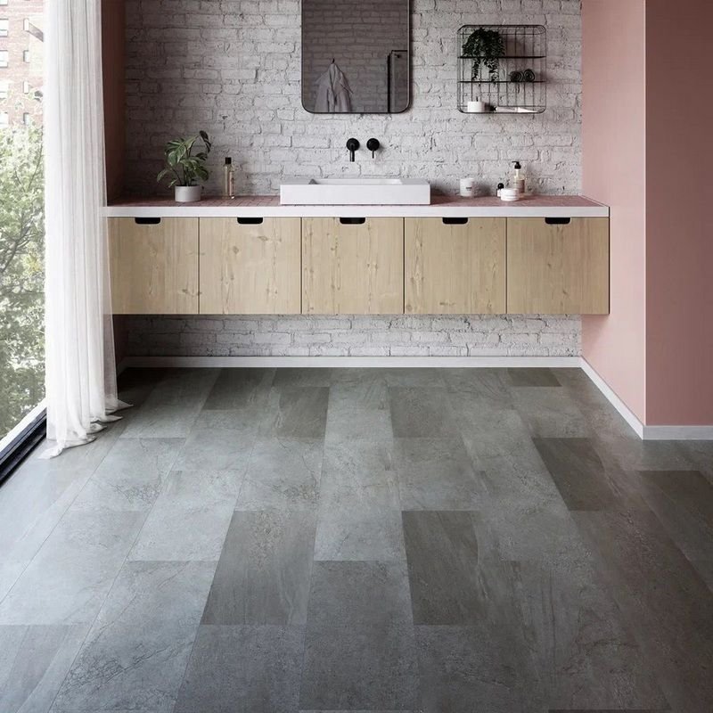 Кварц-виниловая LVT напольная плитка Invictus (Инвиктус) Maximus Dryback Tile 2,5/42 Groovy Granite Lava, 98