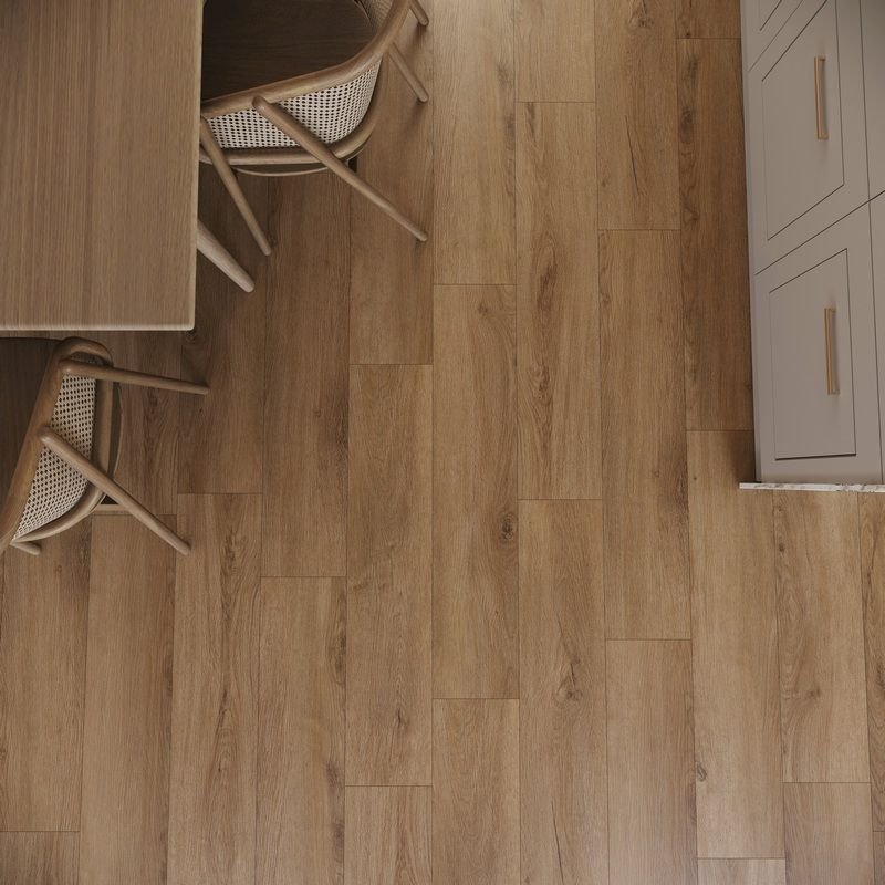 Кварц-виниловая LVT напольная плитка Invictus (Инвиктус) Primus Dryback Plank 2/31 Riviera Oak Carame, 45