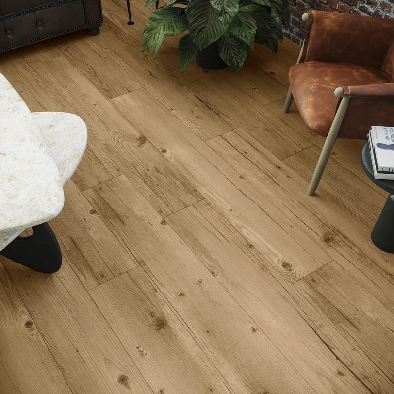 Кварц-виниловая LVT напольная плитка Invictus (Инвиктус) Maximus Dryback Plank 2,5/42 Norwegian Wood Candlelight, 33