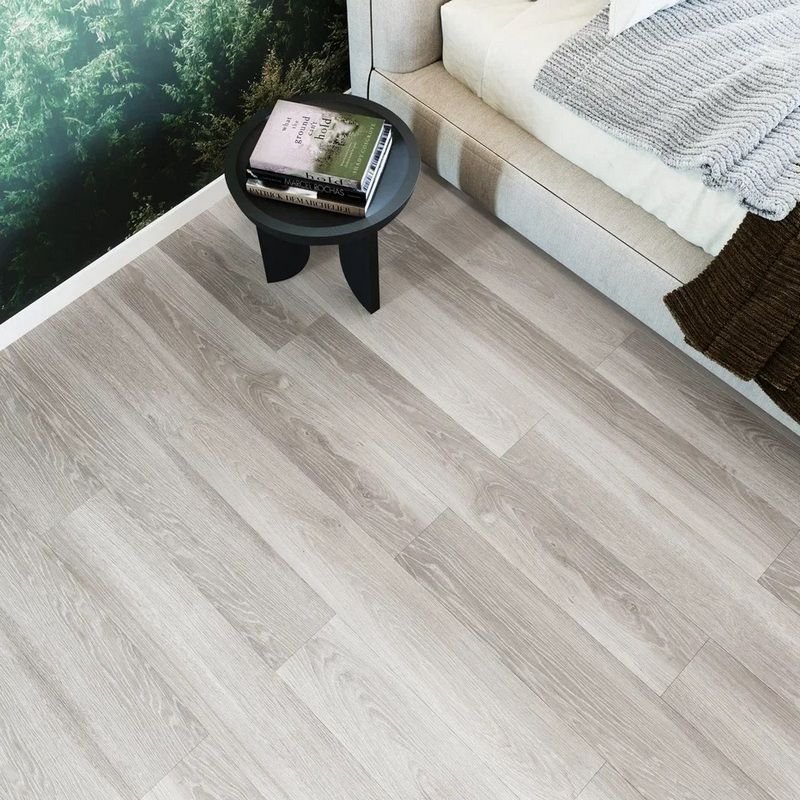 Кварц-виниловая LVT напольная плитка Invictus (Инвиктус) Maximus Click Plank 6/42 French Oak Polar, 09