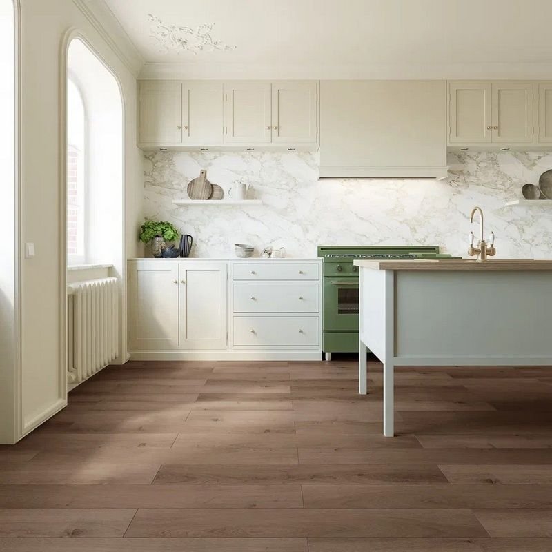 Кварц-виниловая LVT напольная плитка Invictus (Инвиктус) Maximus Click Plank 6/42 Highland Oak Chocolate, 42