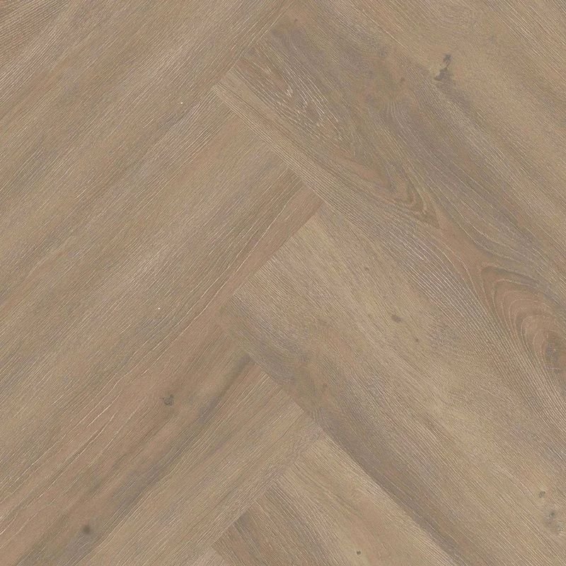 Кварц-виниловая LVT напольная плитка Invictus (Инвиктус) Maximus Click Herringbone 5/42 Divine Oak Cookie, 32