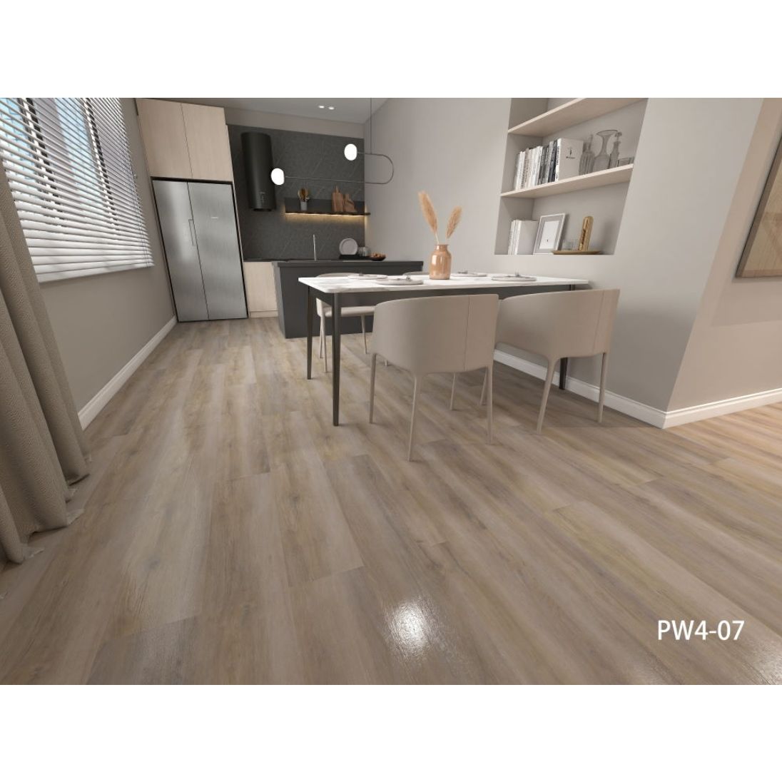 Кварцвиниловая SPC плитка Aspenfloor (Аспенфлор) Premium Wood XL 6,5/43 Дуб Рочестр (Rochestr Oak), PW4-07