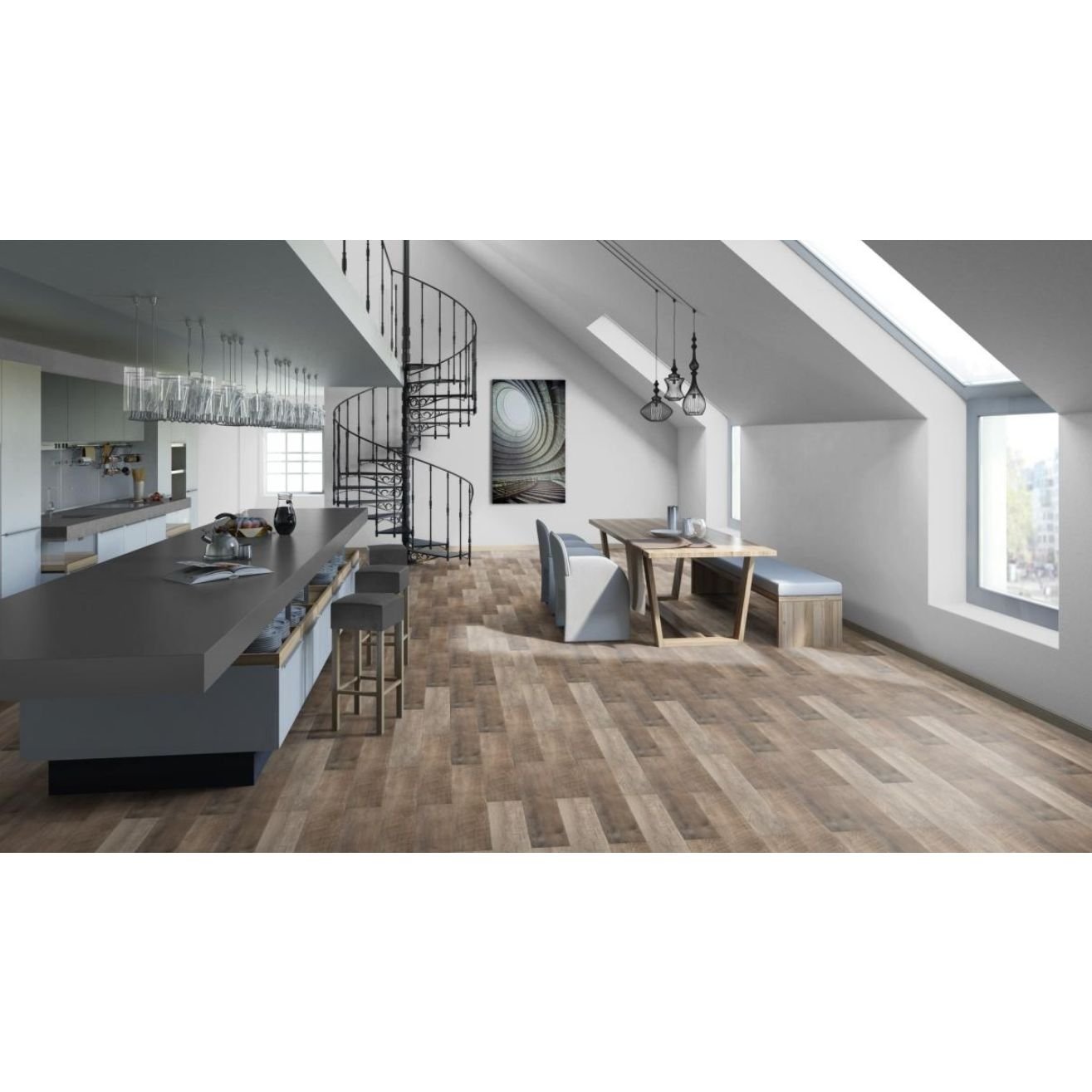 Виниловая плитка Tarkett (Таркетт) Art Vinyl Lounge 3/34 Энергия (Energy) , 230345052