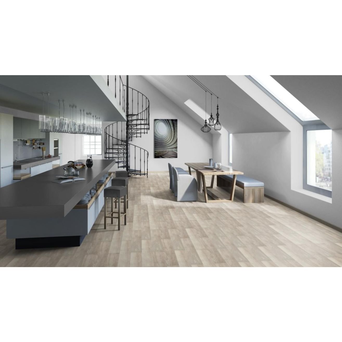 Виниловая плитка Tarkett (Таркетт) Art Vinyl Lounge 3/34 Музыка (Sound) , 230345054