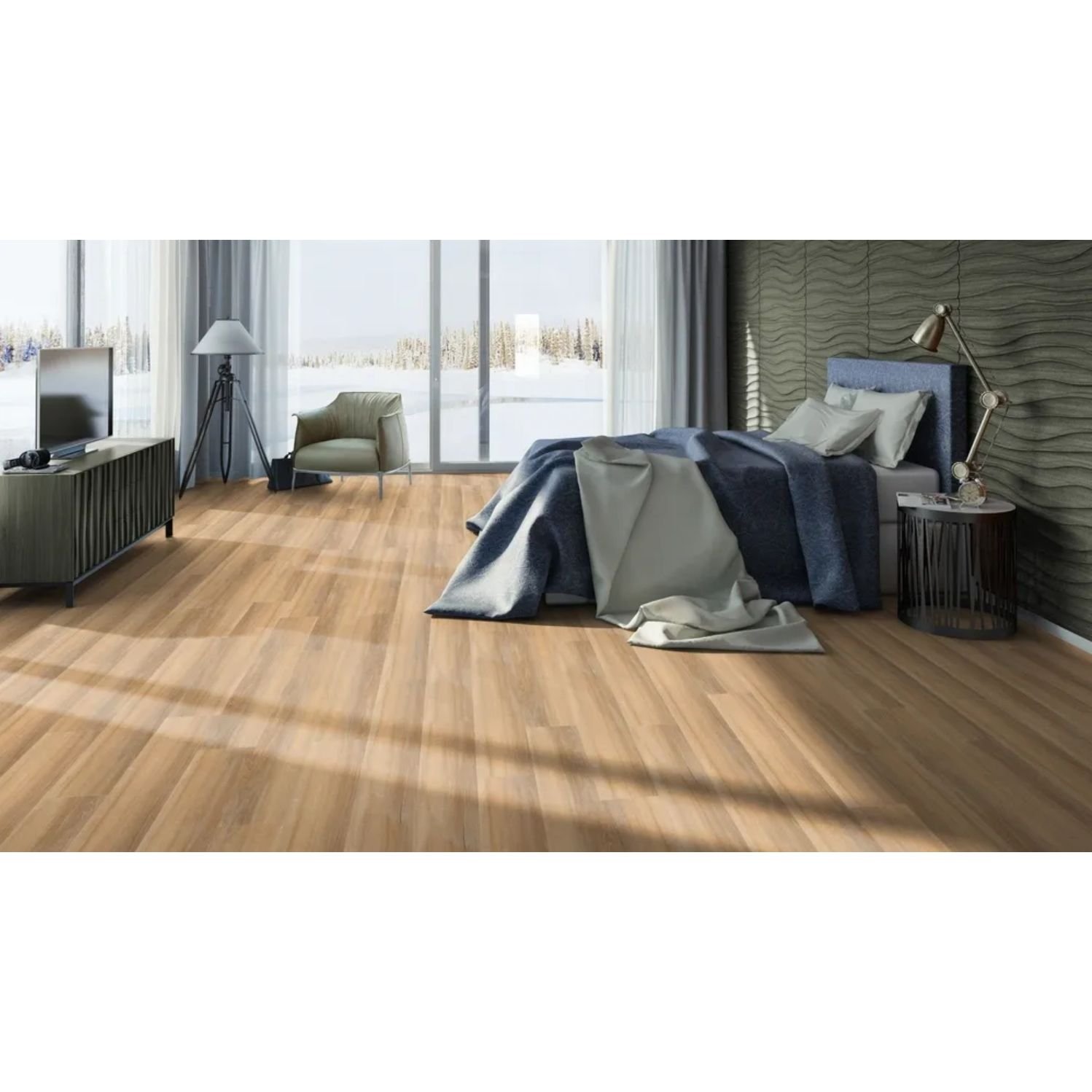 Кварц-виниловая LVT напольная плита Tarkett Art Vinyl Groove 1,85/31 Кертис (Curtis), 277031004