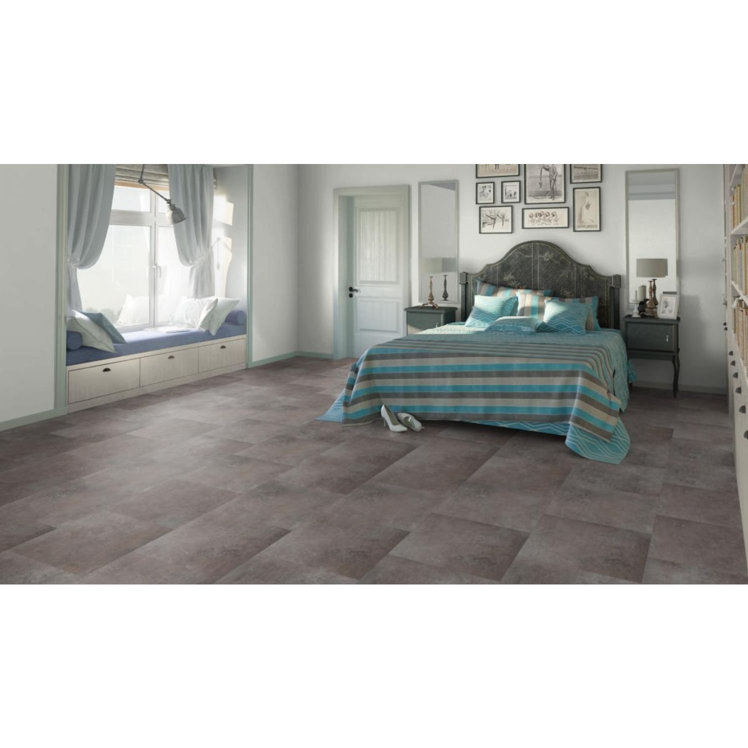 Виниловая плитка Tarkett (Таркетт) Art Vinyl Blues 3/34 Брайтон (Brighton) , 257014012