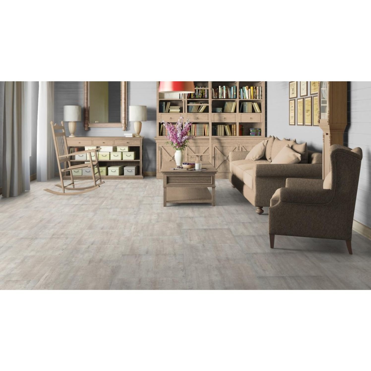 Виниловая плитка Tarkett (Таркетт) Art Vinyl Blues 3/34 Джерси (Jersey) , 257014011