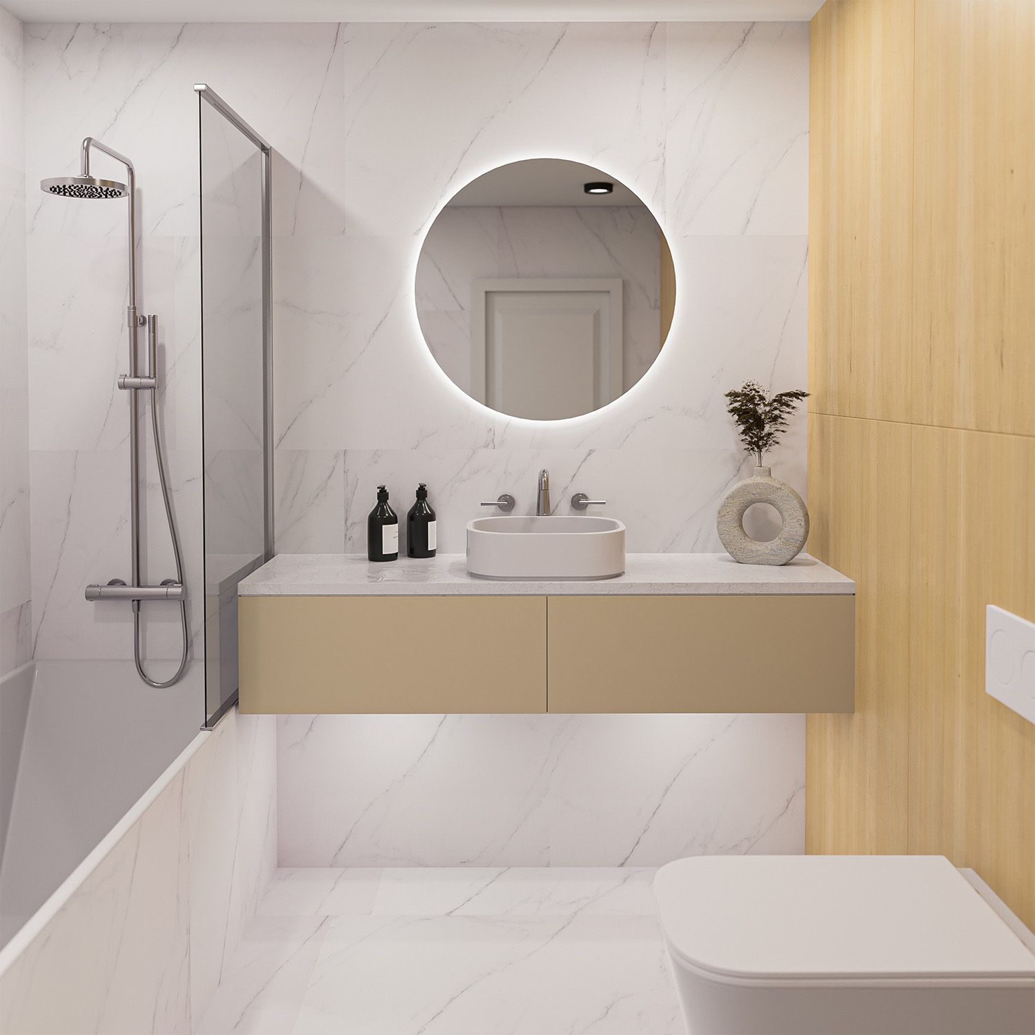 Виниловый SPC ламинат Floorwood Kerama 4/43 Ноэль (Noel), 57М15