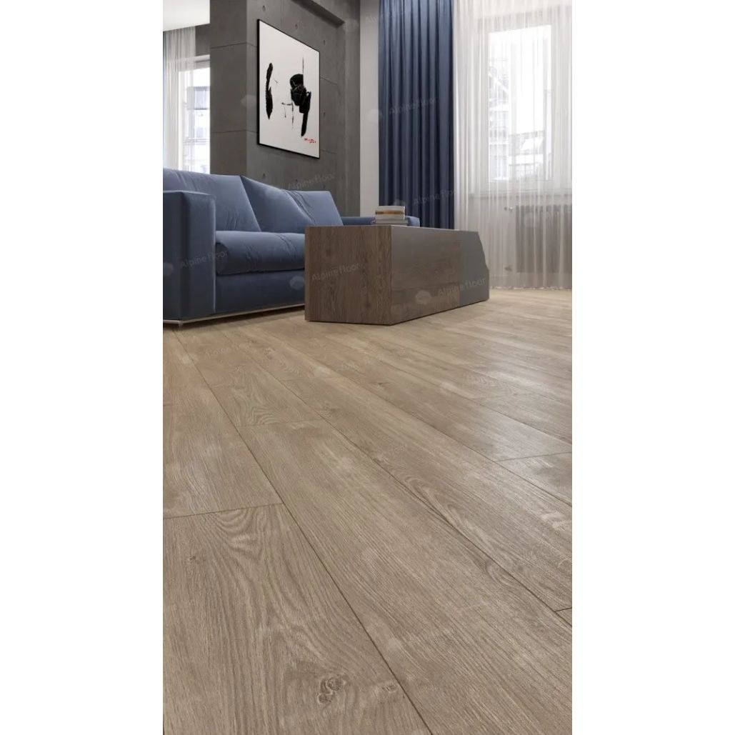 Виниловый пол Alpine Floor (Альпин Флор) Sequoia 4/43 Секвойя коньячная (Sequoia Cognac), ЕСО6-2
