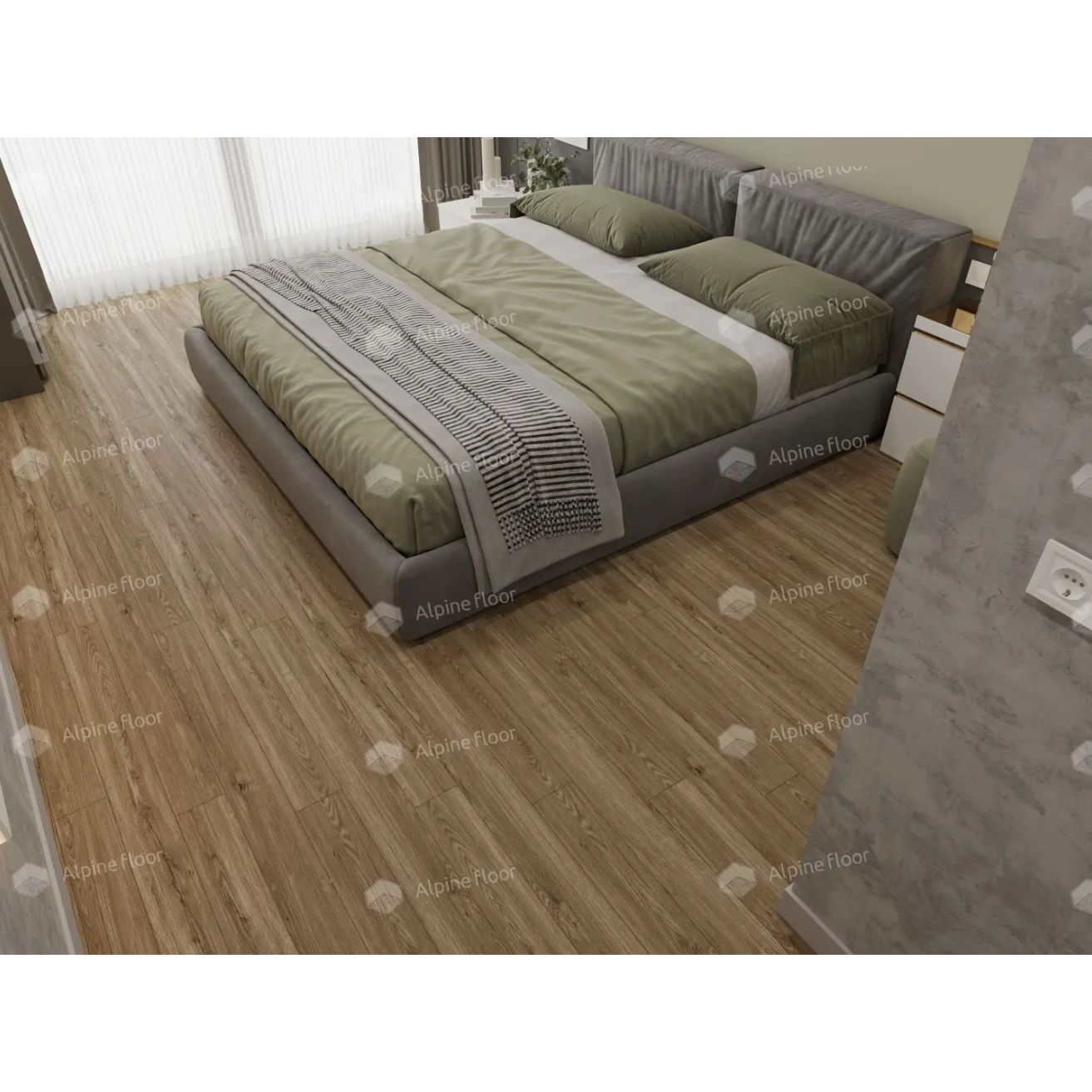 Виниловый пол Alpine Floor (Альпин Флор) Sequoia 4/43 Секвойя Рустикальная (Sequoia Rustic), ЕСО6-11