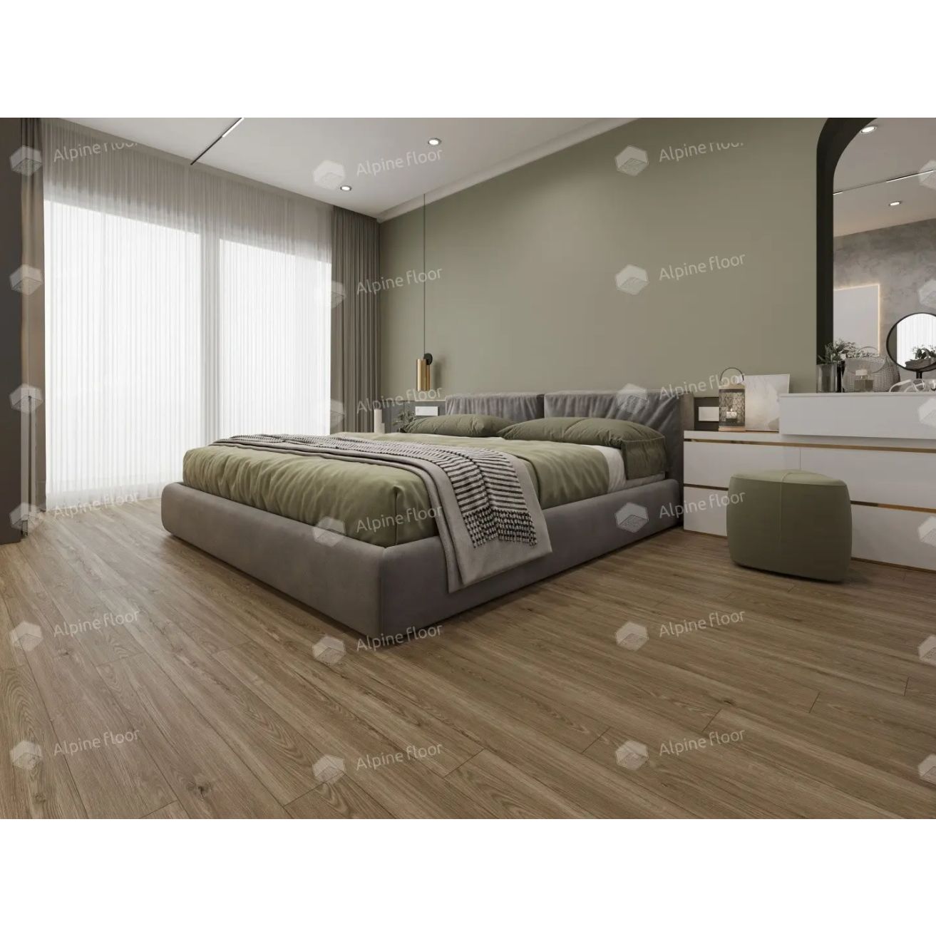 Виниловый пол Alpine Floor (Альпин Флор) Sequoia 4/43 Секвойя Рустикальная (Sequoia Rustic), ЕСО6-11