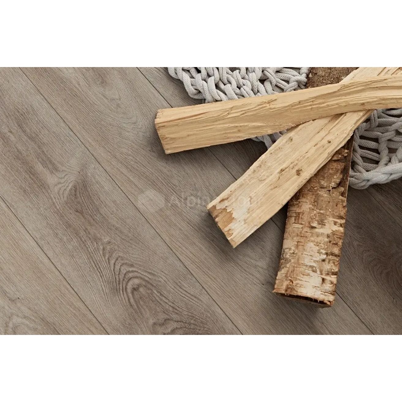 Виниловый пол Alpine Floor (Альпин Флор) Premium XL ABA 8/43 Дуб Грей Дождливый (Oak Grey Rainy), ЕСО 7-4 MC