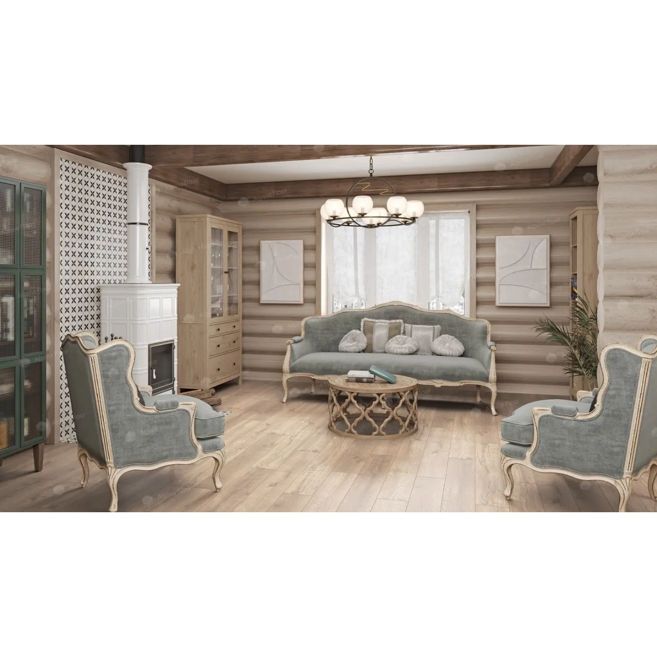 Виниловый пол Alpine Floor (Альпин Флор) Real Wood 6/43 Дуб Натуральный (Oak Natural), ECO 2-5 MC