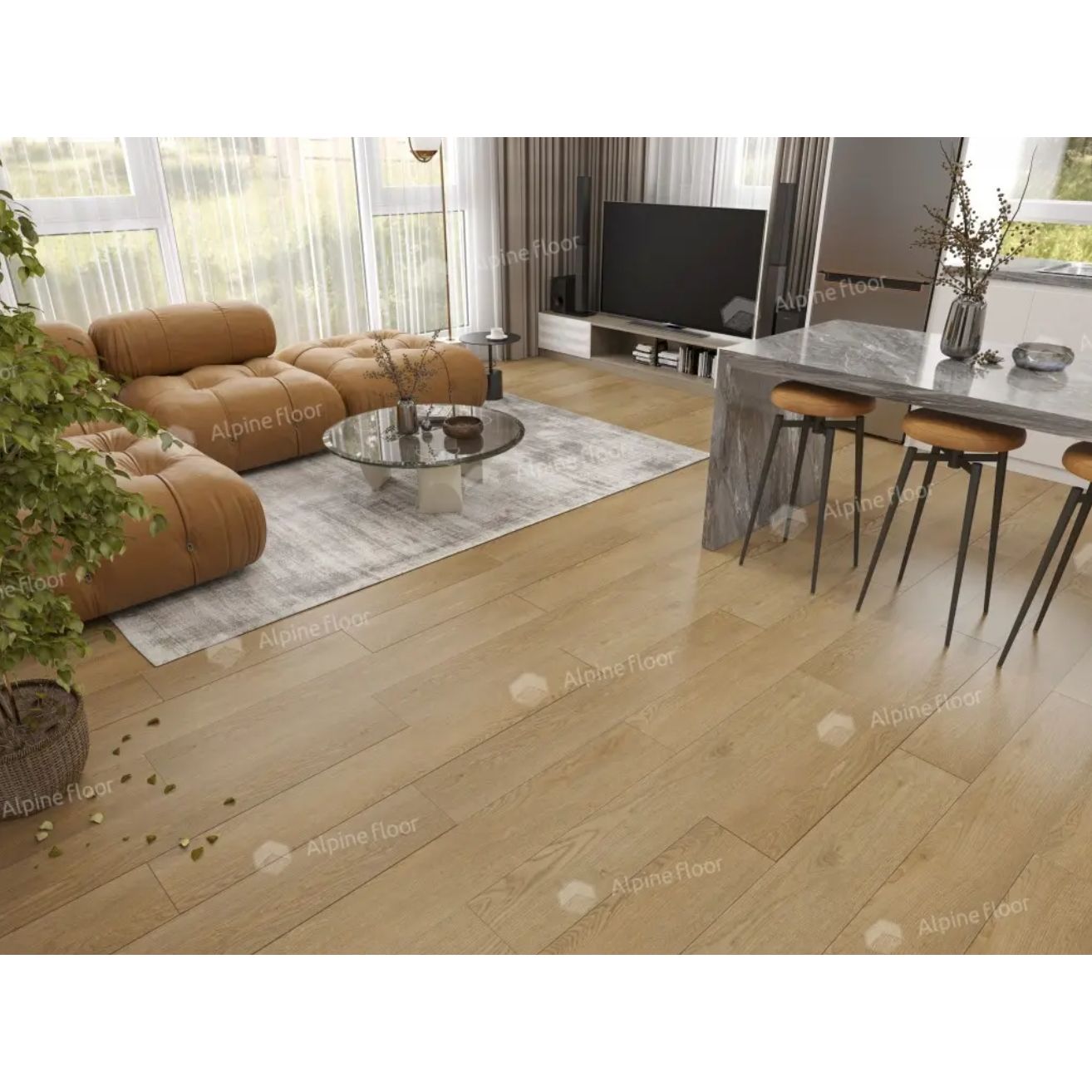 Виниловый пол Alpine Floor (Альпин Флор) Classic 4/43 Клен классический (Classic Maple), ECO 173-6 MC