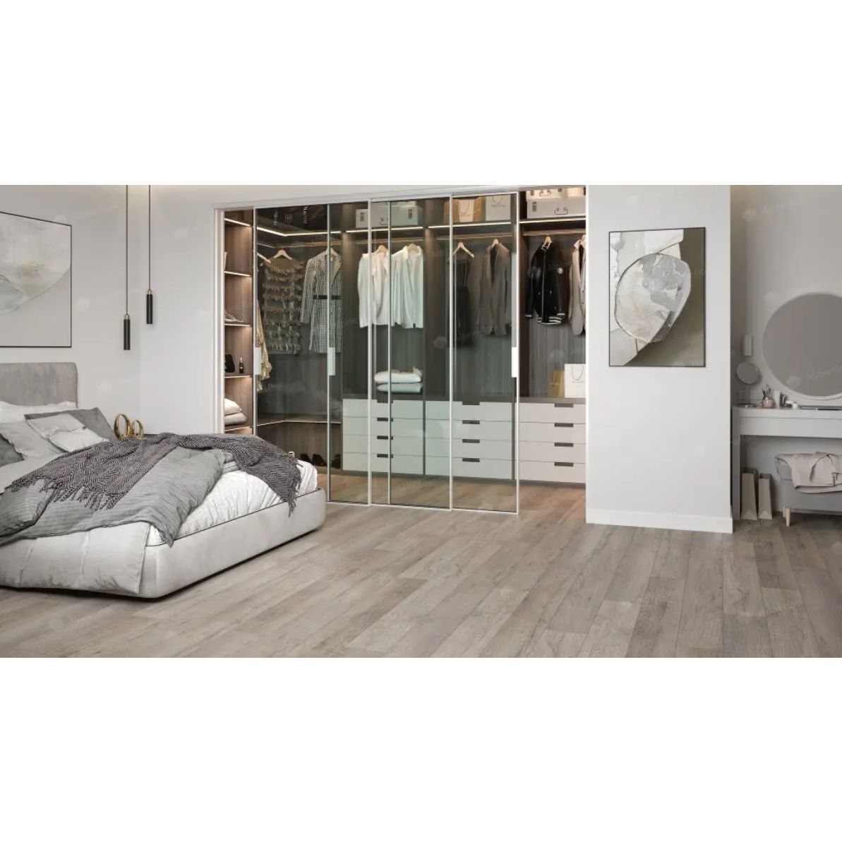 Виниловый пол Alpine Floor (Альпин Флор) Premium XL ABA 8/43 Дуб Состаренный (Oak Aged), ЕСО 7-15 MC