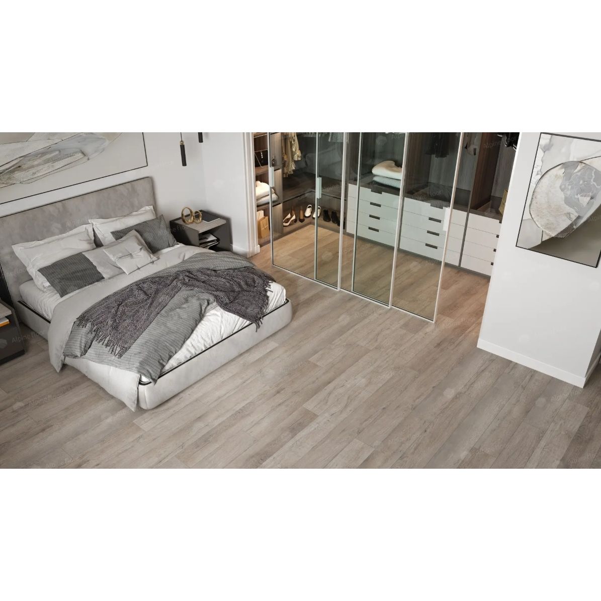 Виниловый пол Alpine Floor (Альпин Флор) Premium XL ABA 8/43 Дуб Состаренный (Oak Aged), ЕСО 7-15 MC