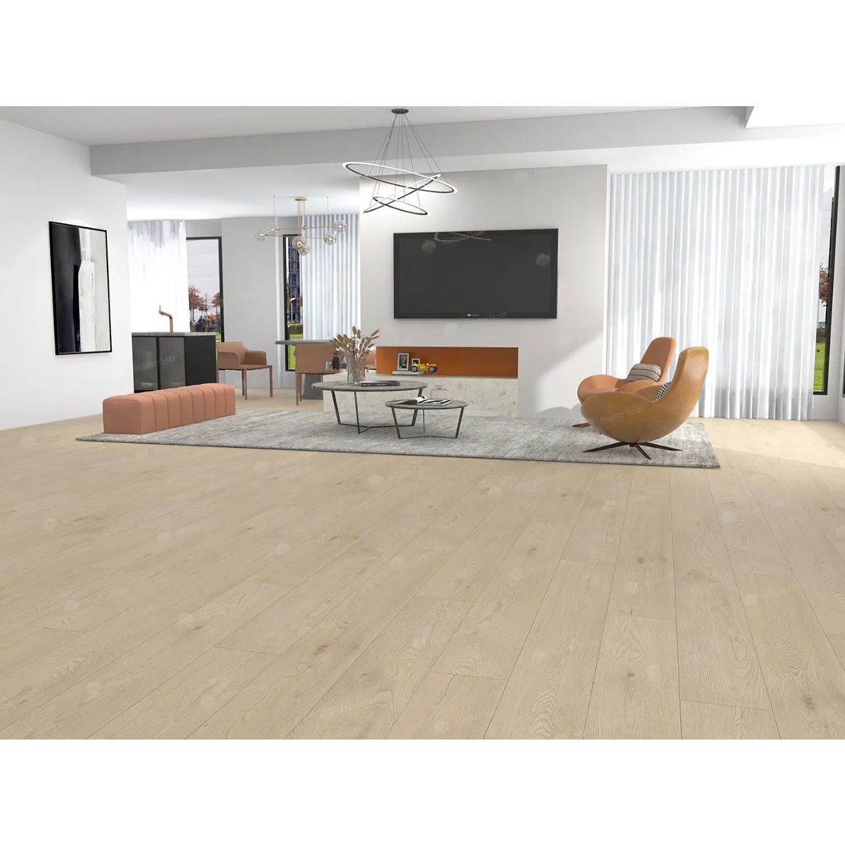 Виниловый пол Alpine Floor (Альпин Флор) Premium XL ABA 8/43 Дуб Майя (Oak Maya), ЕСО 7-27 MC