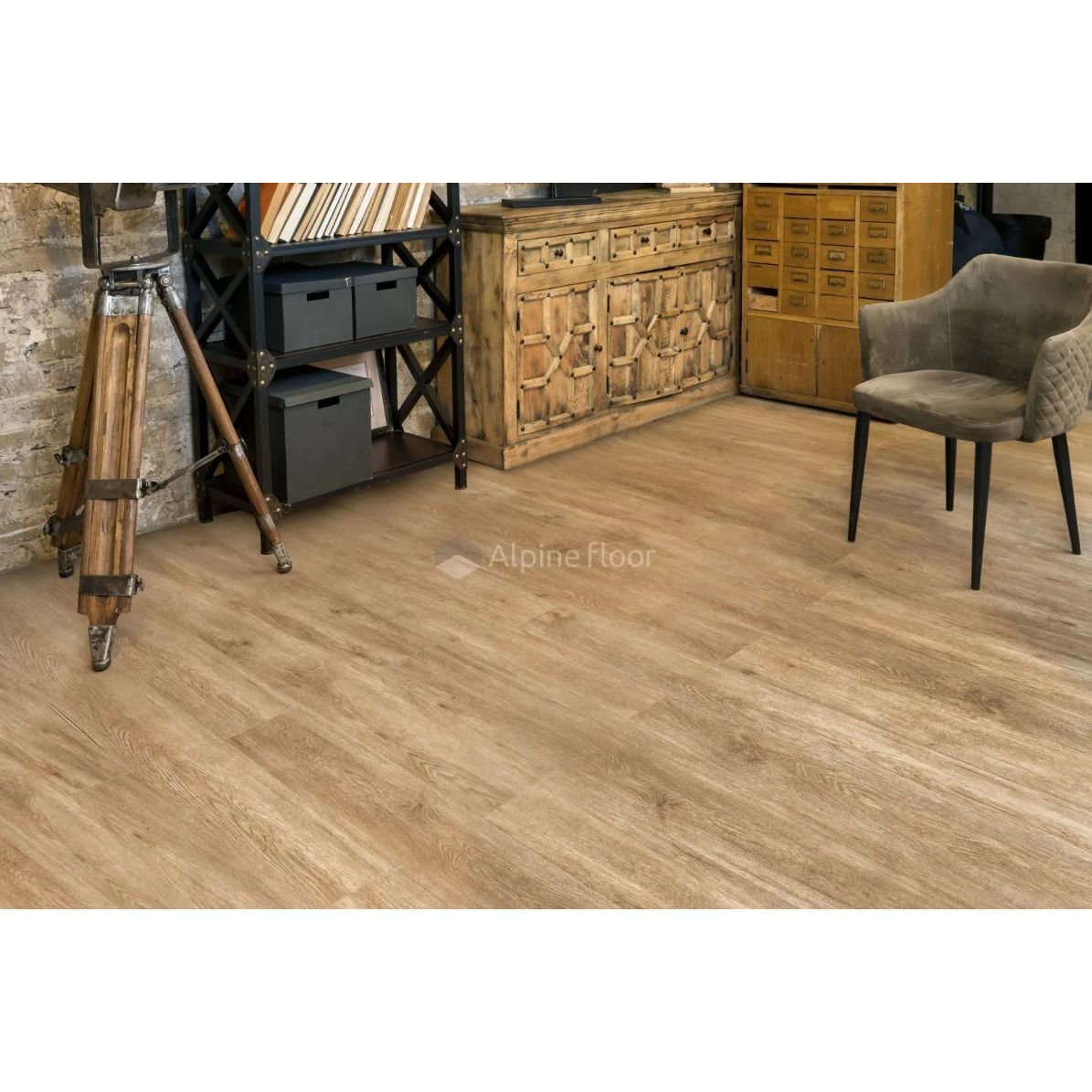 Кварц-виниловый ламинат Alpine Floor (Альпин Флор) Grand Sequoia LVT 2,5/43 Камфора (Camphor), ЕСО 11-502