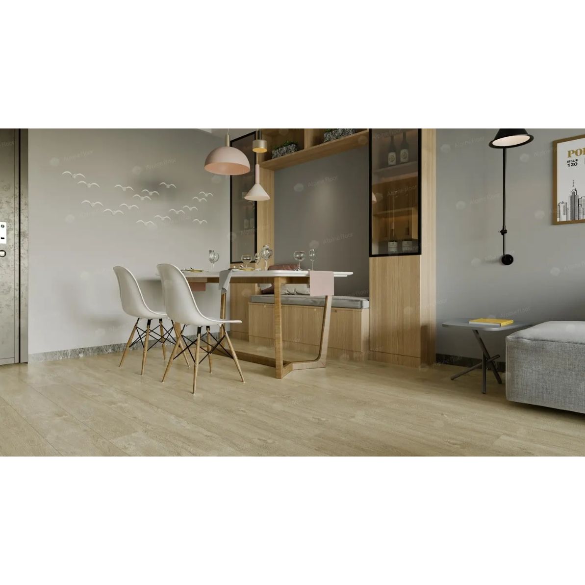 Виниловый SPC ламинат Alpine Floor (Альпин Флор) Grand Sequoia Light 3,5/34 Сонома (Sonoma), ЕСО 11-301 MC