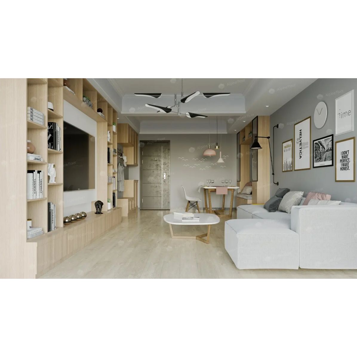Виниловый SPC ламинат Alpine Floor (Альпин Флор) Grand Sequoia Light 3,5/34 Сонома (Sonoma), ЕСО 11-301 MC
