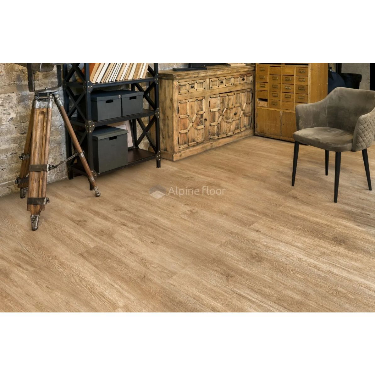 Виниловый SPC ламинат Alpine Floor (Альпин Флор) Grand Sequoia Light 3,5/34 Камфора (Camphor), ЕСО 11-501 MC