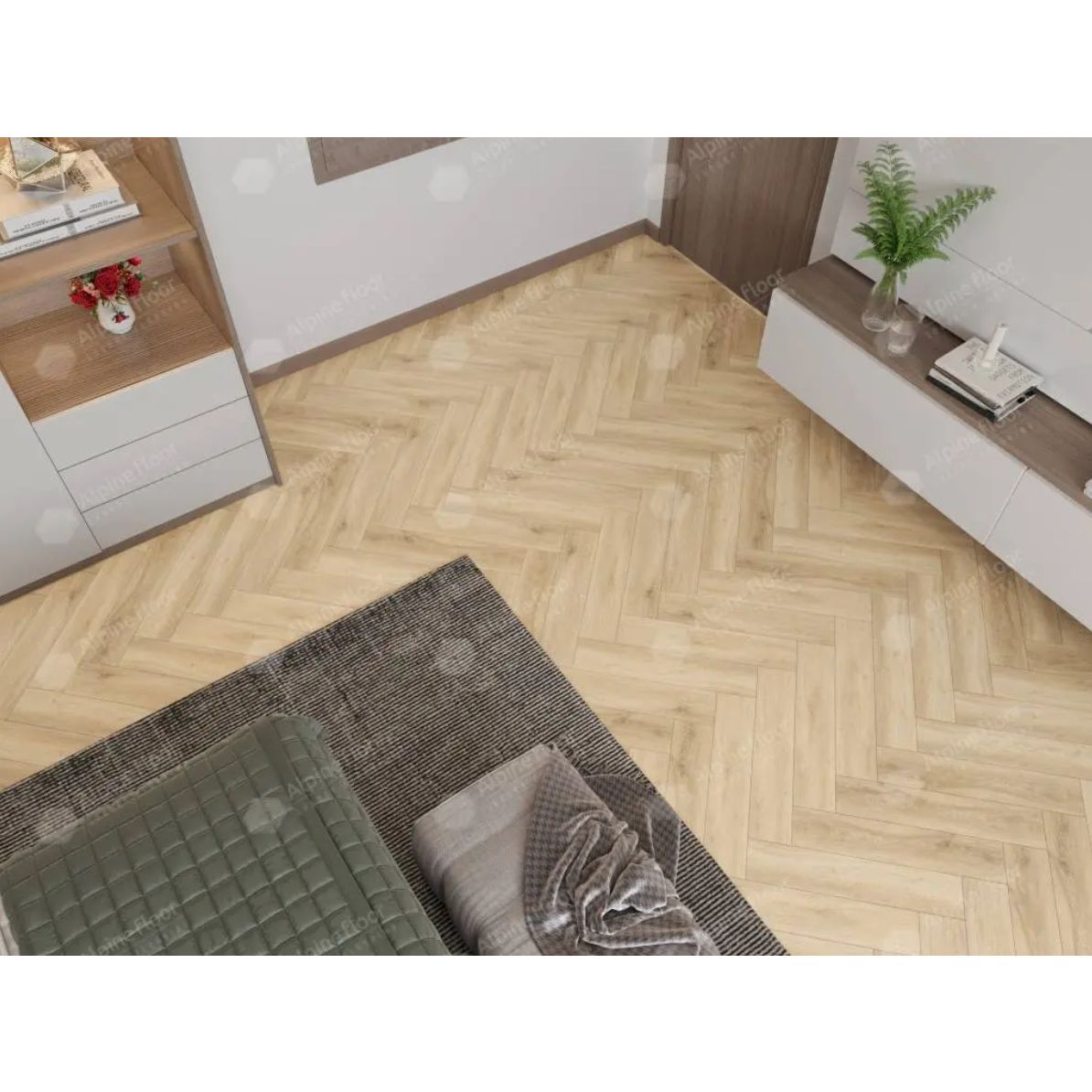 Виниловый пол Alpine Floor (Альпин Флор) Parquet Light 4/43 Дуб Ригель (Oak Rigel), ЕСО 13-24 MC