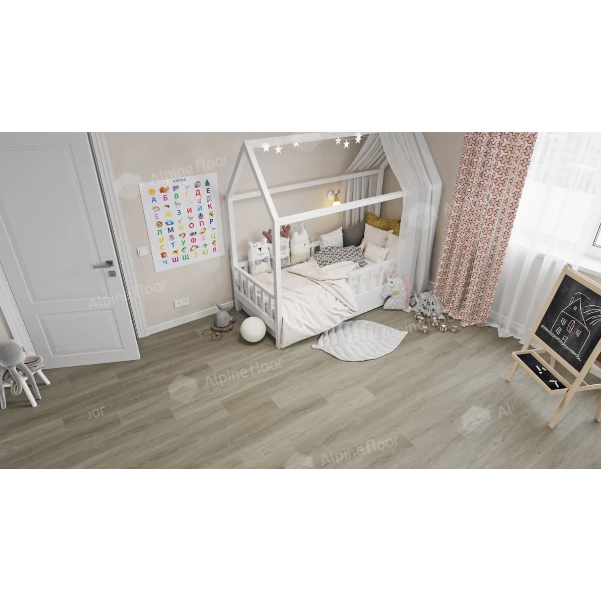 Виниловый SPC ламинат Alpine Floor (Альпин Флор) Solo Plus 4/43 Маэстоса (Maestosa), ЕСО 14-901 MC