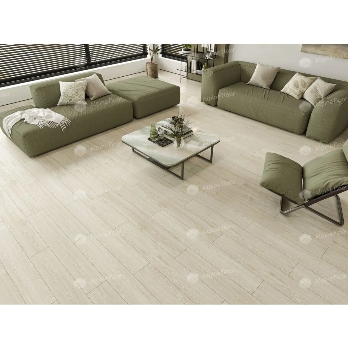 Виниловый SPC ламинат Alpine Floor (Альпин Флор) Solo Plus 4/43 Модерато (Moderato), ЕСО 14-1101 MC