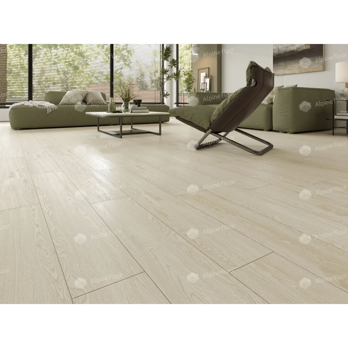 Виниловый SPC ламинат Alpine Floor (Альпин Флор) Solo Plus 4/43 Модерато (Moderato), ЕСО 14-1101 MC