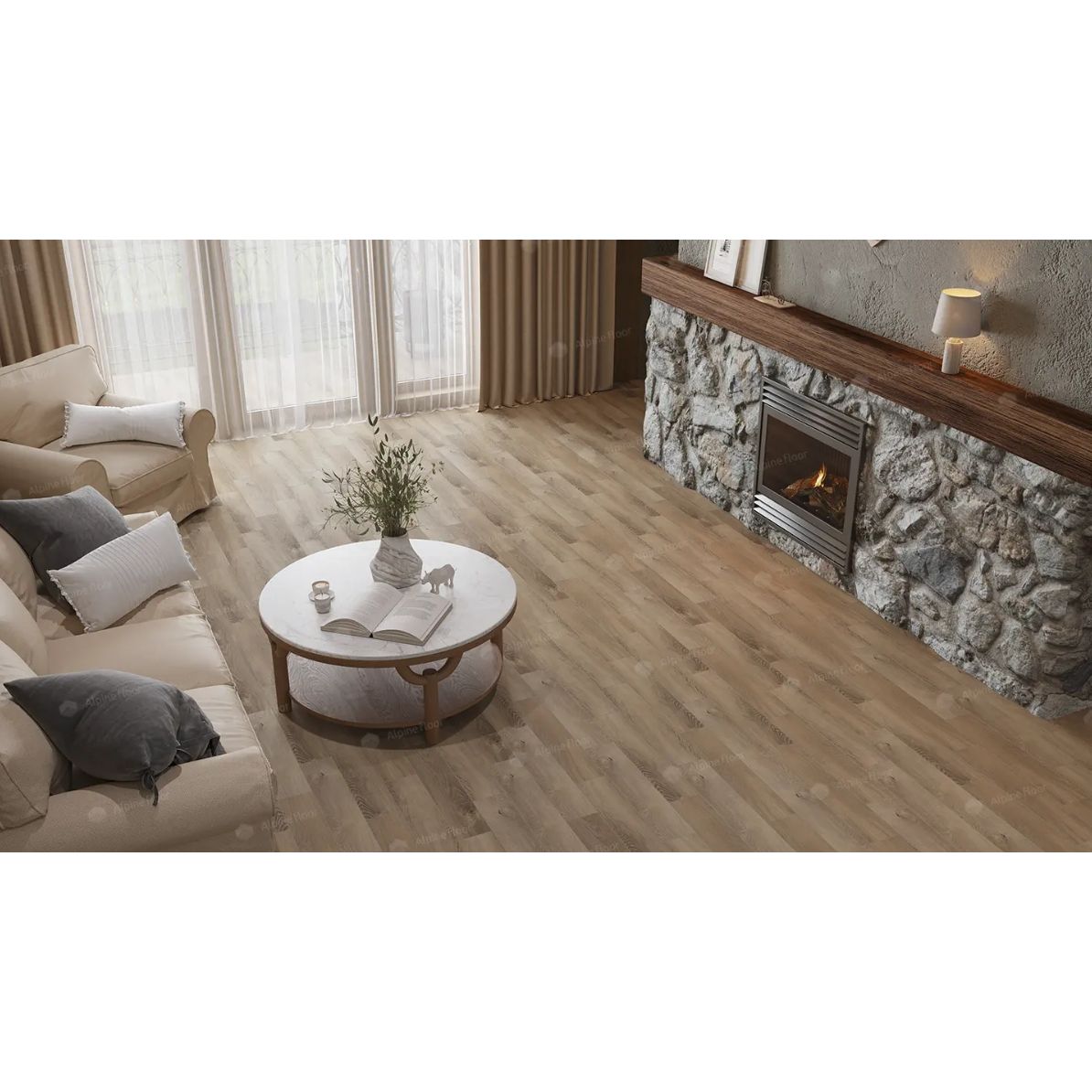 Виниловый ламинат Alpine Floor (Альпин Флор) Parquet LVT 2,5/43 Дуб Синистра (Oak Sinistra), ЕСО 16-17