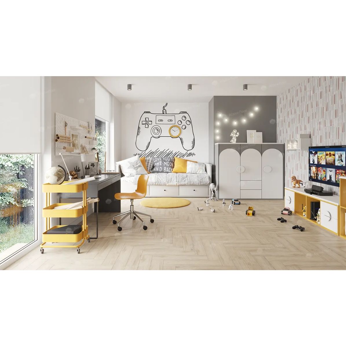 Виниловый ламинат Alpine Floor (Альпин Флор) Parquet LVT 2,5/43 Дуб Медия (Oak Media), ЕСО 16-20
