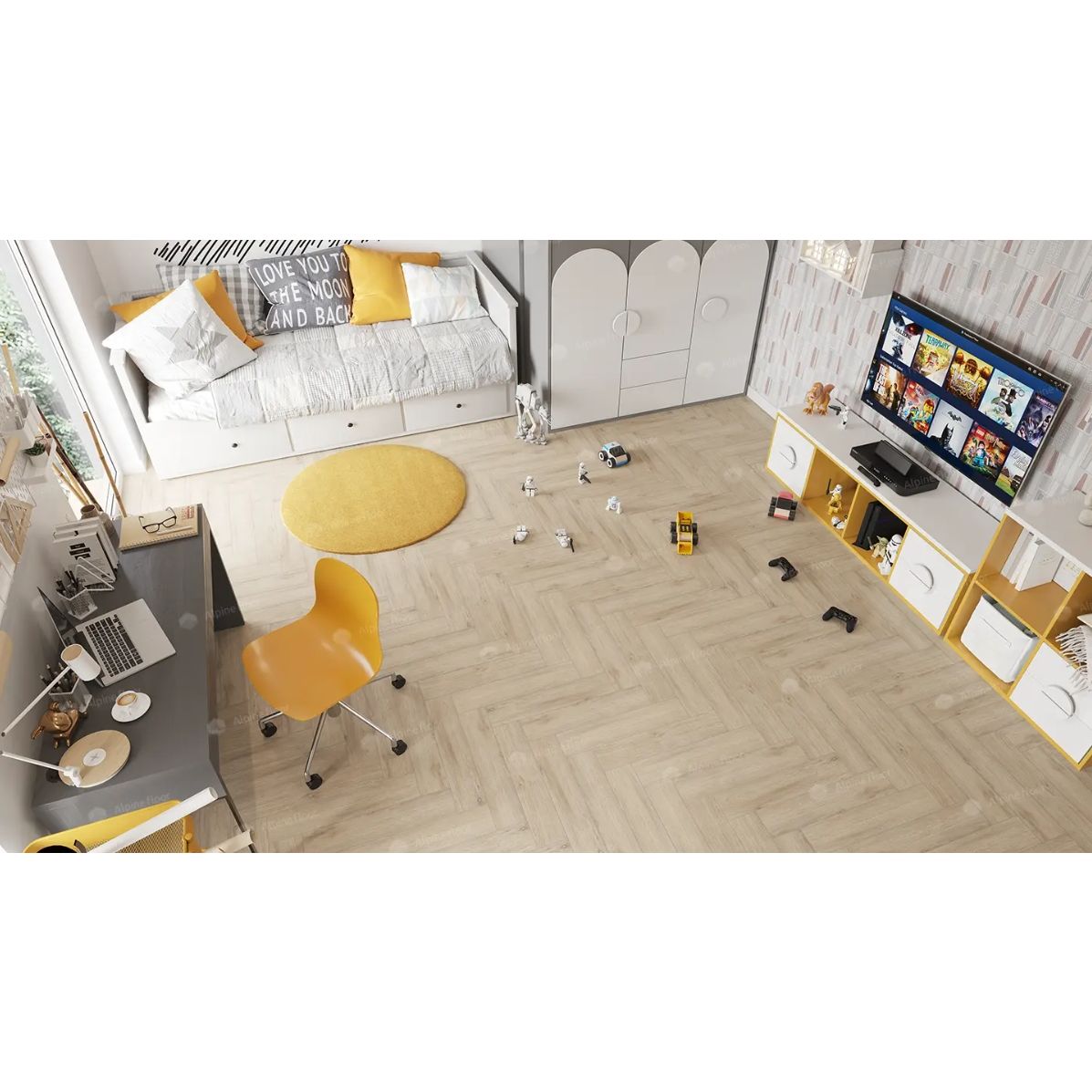 Виниловый ламинат Alpine Floor (Альпин Флор) Parquet LVT 2,5/43 Дуб Медия (Oak Media), ЕСО 16-20