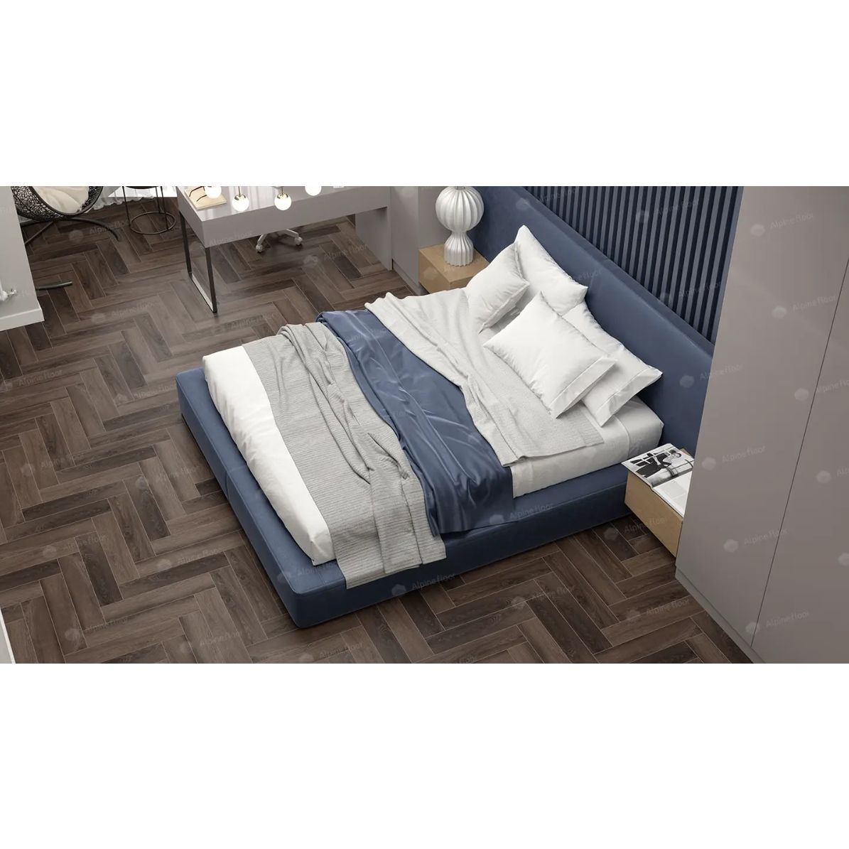 Виниловый SPC ламинат Alpine Floor (Альпин Флор) Parquet Premium ABA 8/43 Фафнир (Fafnir), ЕСО 19-16 MC