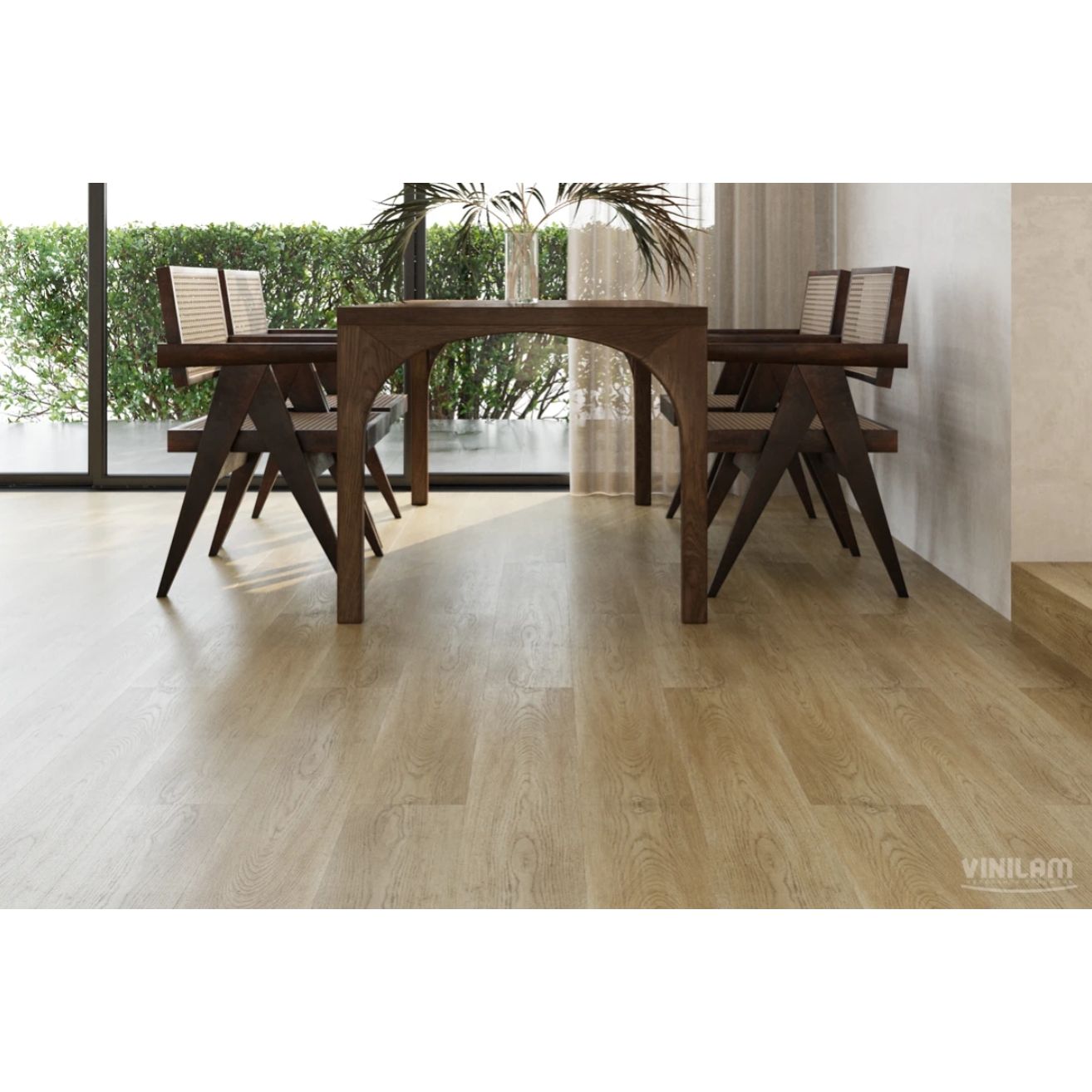 Виниловый пол Vinilam (Винилам) Glue Дуб Шверин 2,5/43 (Oak Schwerin), 8895