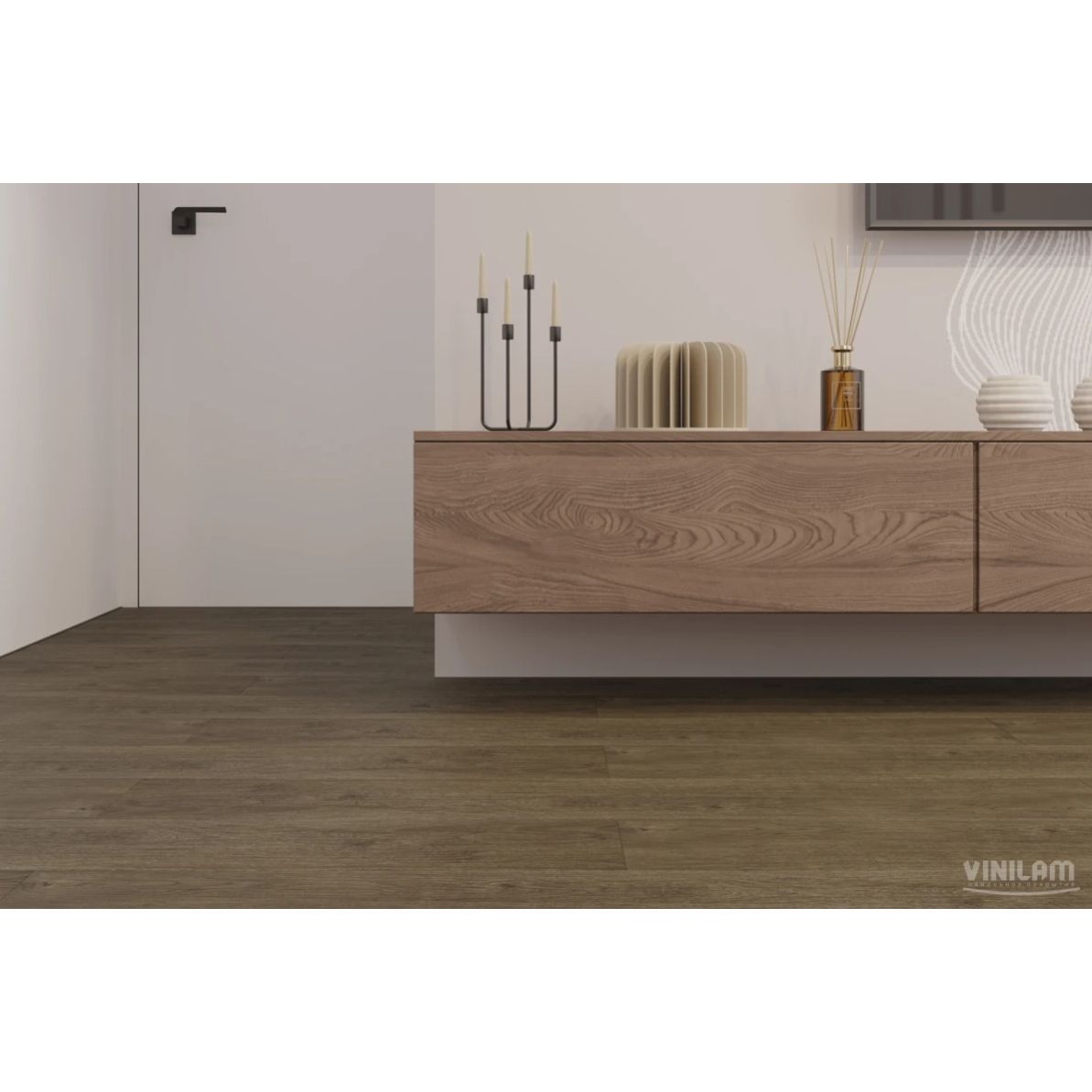 Виниловый пол Vinilam (Винилам) Click Дуб Мерс 3,7/43 (Oak Moers), 8891