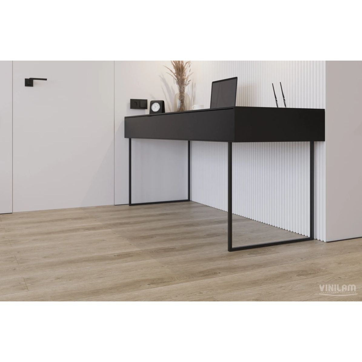 Виниловый пол Vinilam (Винилам) Click Дуб Кассель 3,7/43 (Oak Kassel), 8861
