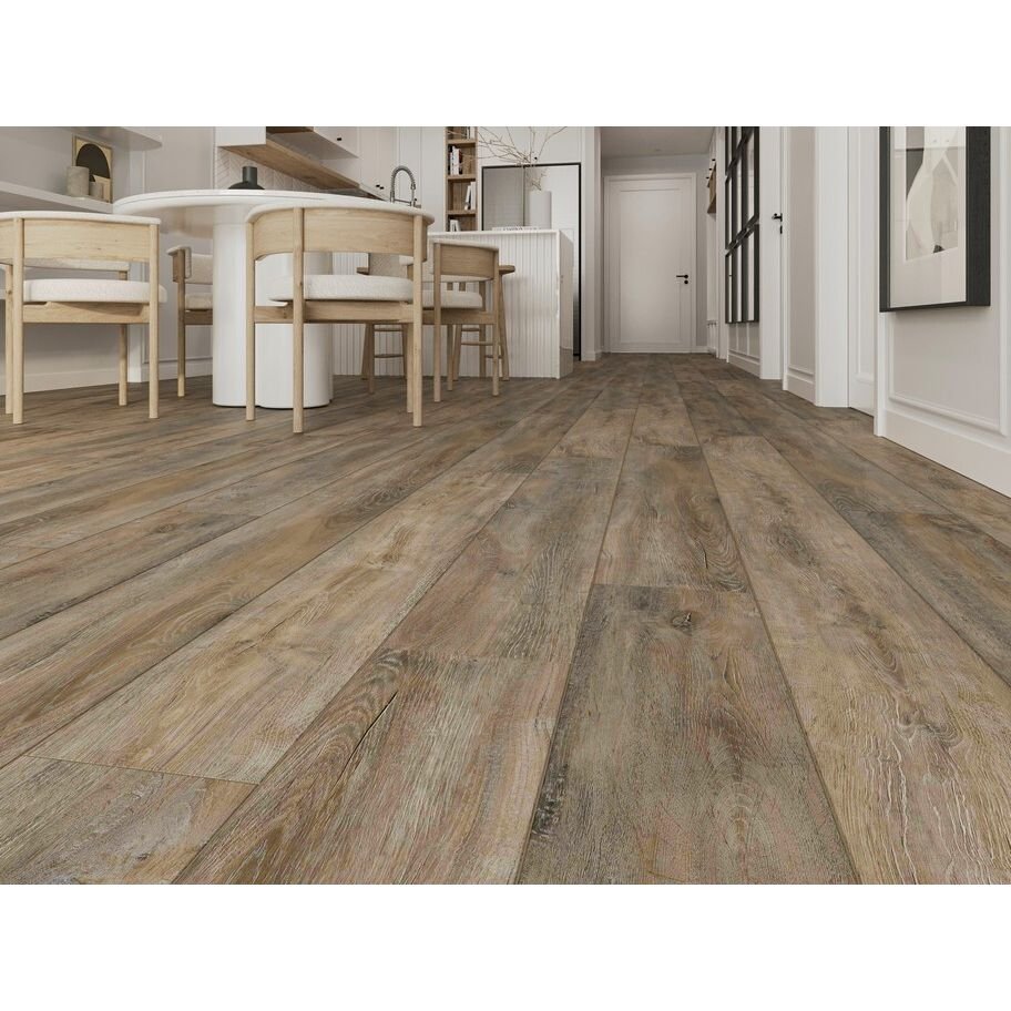 Виниловый пол SPC Evofloor (Эвофлор) Home 4/42 Дуб Пепельный (Oak Ashen)