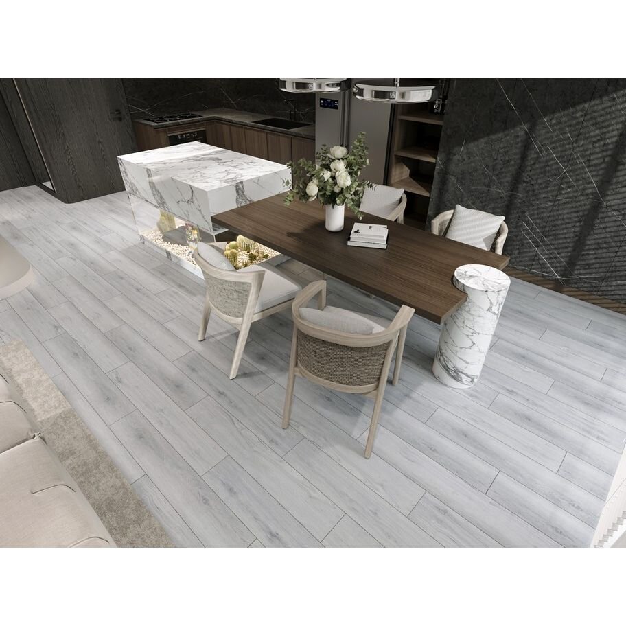 Виниловый пол SPC Evofloor (Эвофлор) Home 4/42 Дуб Серый (Oak Grey)