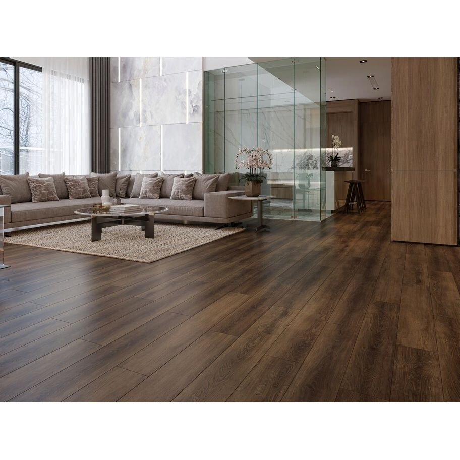 Виниловый пол SPC Evofloor (Эвофлор) Home 4/42 Дуб Шоколадный (Oak Сhocolate)