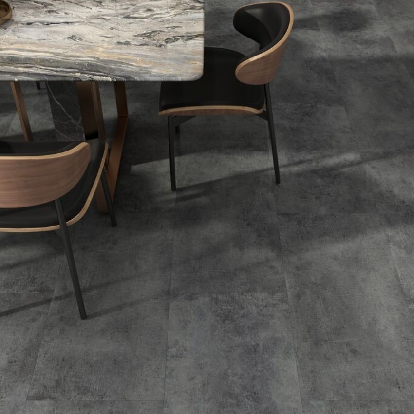Виниловый LVT ламинат Evofloor (Эвофлор) 2,5/42 Темный Бетон (Dark Concrete), SG 4-007