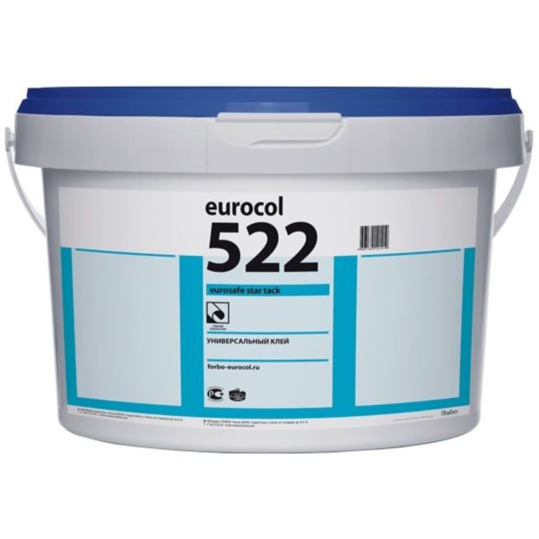 Клей универсальный Forbo Eurocol 522 Eurosafe Tack (Еврокол Евросейф Ток) водно-дисперсионный однокомпонентный 1к 20 кг