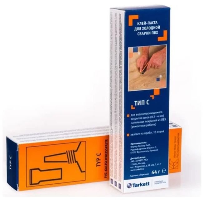 Клей для линолеума Tarkett (Таркетт) холодная сварка полимерный Тип С однокомпонентный 1к (237807013) 44 г