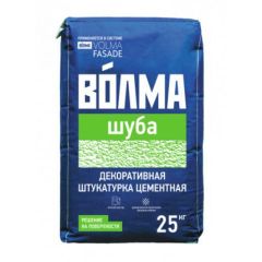 Штукатурка цементная декоративная Волма (Volma) Шуба 2,5 мм 25 кг