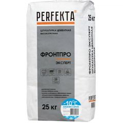 Штукатурка цементная Perfekta (Перфекта) Аквасайд Фронтпро Эксперт высокопрочная Зимняя серия 25 кг