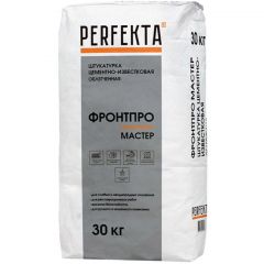 Штукатурка цементно-известковая облегченная Perfekta (Перфекта) Фронтпро Мастер Плюс 30 кг