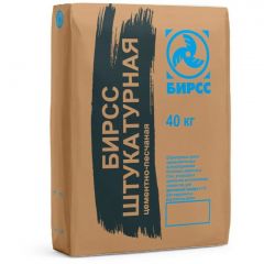 Штукатурка цементно-песчаная БИРСС (BIRSS) 12 Мороз М150 40 кг